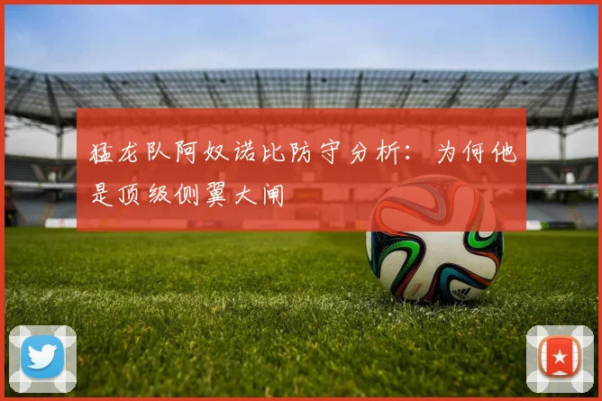 猛龙队阿奴诺比防守分析：为何他是顶级侧翼大闸